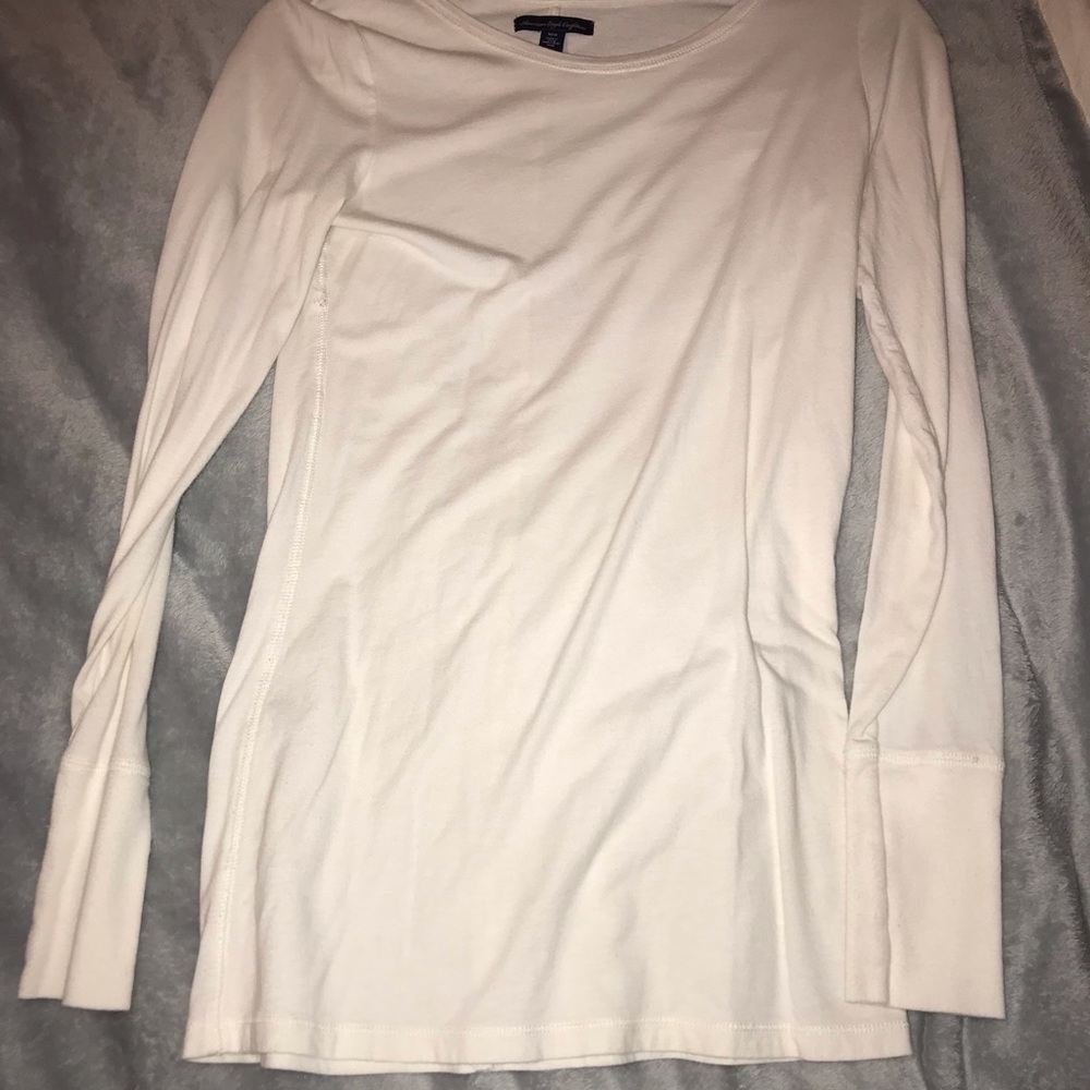Long cream undershirt size medium